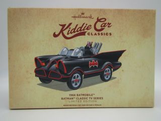 Hallmark Kiddie Car Classics " 1966 Batmobile " Limited Edition Figurine Mib (2)