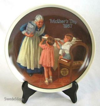 Norman Rockwell Plate Grandma 