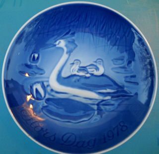 1978 Bing And Grondahl B&g Porcelain Mothers Day Plate Mors Dag 1978