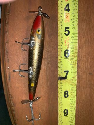 Old Fishing Lure Wood Vintage Smithwick Devils Horse Lure Tackle Box Find