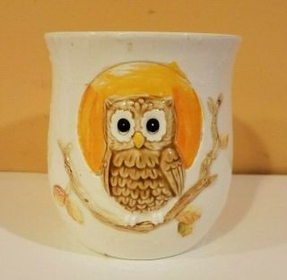 Vintage Marks And Rosenfeld Ceramic Owl Planter