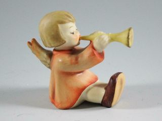 Vintage Goebel Hummel Figurine - 238c - Angel With Trumpet / Horn