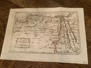 17th Century Map Of The Middle East