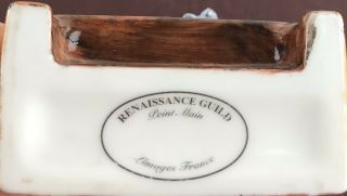 Piano Trinket Box - Marked Peint main Limoges France Cat And Book 4