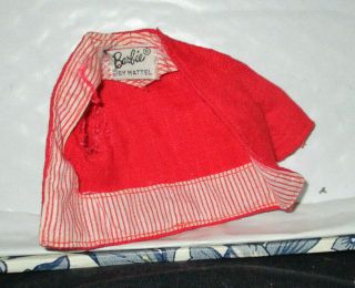 VINTAGE BARBIE 1960 BUSY GAL 981 COTTON JACKET ONLY 