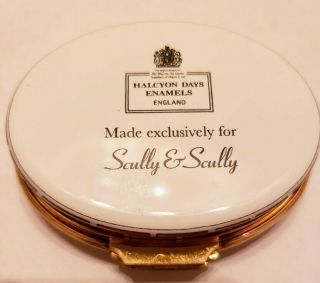 Halcyon Days enamel box made exclusively for Scully & Scully - Irish Blessing 4