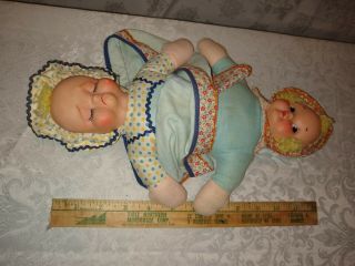 Vintage Knickerbocker 2 In 1,  Two Faced Doll