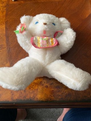 Vtg Usa Bear Clare Creations Plush Stuffed Bear