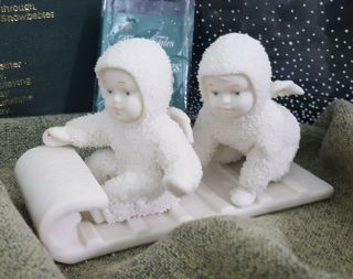 Snowbabies Dept 56 56.  79600 " Down The Hill We Go " Collectible Buy 2,  Save $$ 