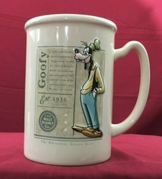 Goofy 3d Coffee Mug Cup The Walt Disney Co.  Est.  1932 Goofy Guy 5 "