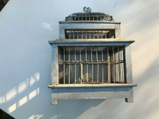 Bird Cage,  Wood And Metal