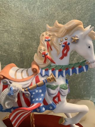 Lenox American Glory Carousel Horse We The People 2