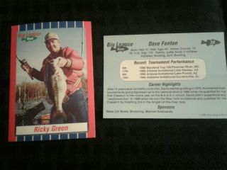 1990 Big League Bass Trading Cards,  First Issue 5