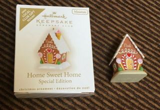 Hallmark Keepsake Ornament 2009 Home Sweet Home Miniature Special Edition