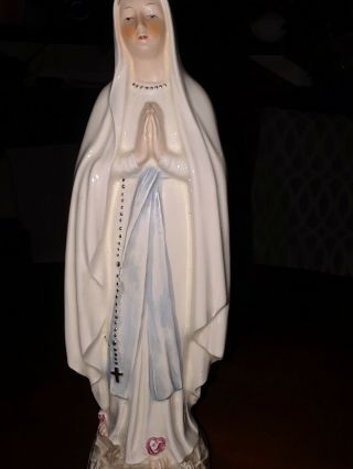 M.  I.  Hummel Goebel Praying Virgin Mary Madonna 11 " Figurine Western Germany