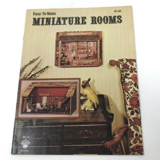 Vintage 1976 Craft Course Easy to Make Miniature Rooms Parlour Emporium 2