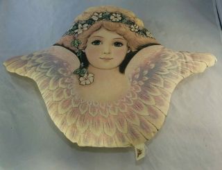 Vintage Dorothy Dear Designs 1979 Angel Girl Pillow By The Toy