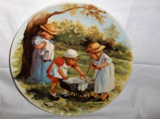 Office Hours`2nd Issue`collectors Plate`edwin Knowles,  Us