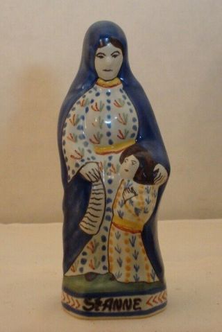 Quimper Figurine - Mother And Child