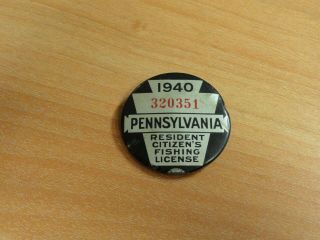 Pennsylvania 1940 Resident Citizen 