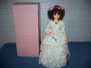 Vintage 1986 Brinns Musical Calendar Miss May Doll Plays Rose Garden