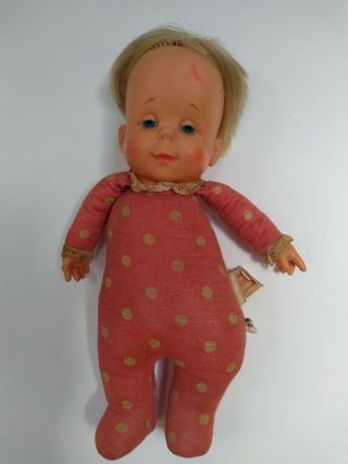 Vintage Baby Doll 1964 Mattel Drowsy Pull String