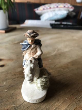Sebastian Miniatures Figurine Paul Revere On Horse Estate Find