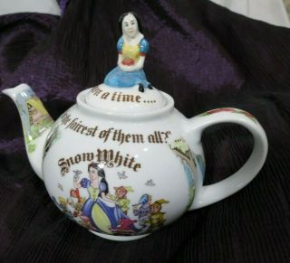 Paul Cardew Design,  Snow White Porcelain Teapot,  2012,  Made In England