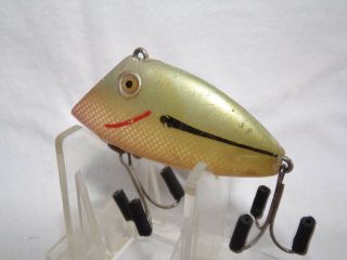 Vintage Tackle Industries Swimmin Minnow Fishing Lure 2 1/4 " Grnbonscl
