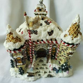 Boyds Bearly - Built Villages North Pole Post Office Building Christmas Kringles