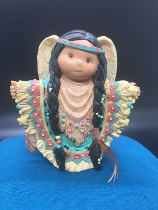Retired Enesco Friends Of The Feather " Great Spirit Guide " Figurine From 1996