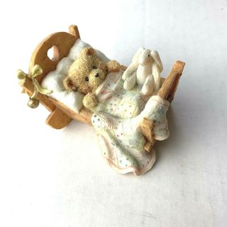 Cherished Teddies 1992 P.  Hillman Cradled With Love 911356 Baby Bear Figurine
