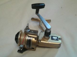 Vintage Zebco 6020 Open Faced Fishing Reel,  In,  Gold Color