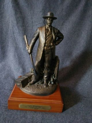 Friends Of The Nra 2004 " The Marshall " Bronze/resin Sculpture By Rick Terry
