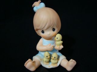 Precious Moments - We Gather Together For Fun And Laughter - Girl W/baby Ducks