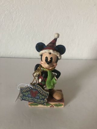 Disney Traditions 4051966 Merry Mickey Mouse Figurine