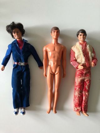 Vintage Ken Dolls Mattel 3 Dolls 1968 Taiwan