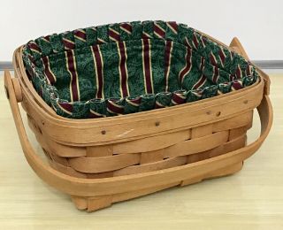 Longaber Medium Berry Basket 1994,  Imperial Stripe Liner