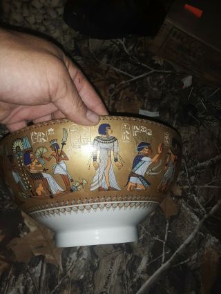 KAISER W.  Germany Homage To Tutankhamun Bowl 24K 1010/5000 C - 1979 5