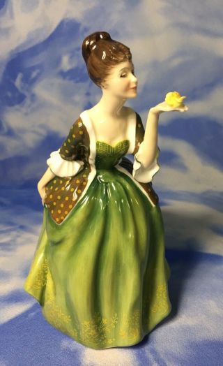 Royal Doulton " Fleur " Porcelain Woman With Flower Figurine Hn2368 Gvc