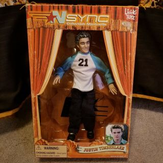 Nsync 2000 Collectible Marionette Doll Justin Timberlake Living Toyz