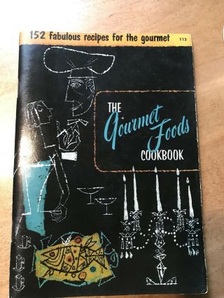 Vintage 1955 The Gourmet Food Cookbook Culinary Arts Institute Chicago,  Illinois