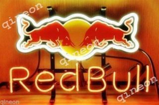 Red Bull Redbull Energy Drink Neon Light Sign Window Wall Lamp Fast