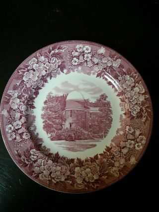 Albion College Observatory Plate Wedgeood 1st Edition Albion Michigan
