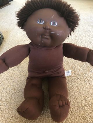 Vintage 1983 African American Cabbage Patch Boy Doll