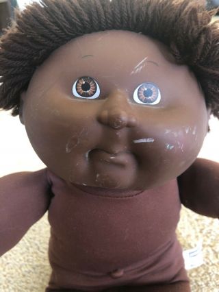 Vintage 1983 African American Cabbage Patch Boy Doll 2