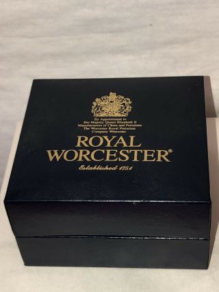 English Enamel Trinket Box 35 Royal Worcester Apple Blossom Fairies 3