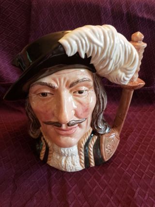 1955 Royal Doulton " Athos " Toby Jug 7.  5” One Of The Three Musketeers D6452