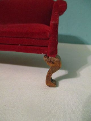 miniature dollhouse Antique Style couch 2