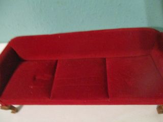 miniature dollhouse Antique Style couch 4